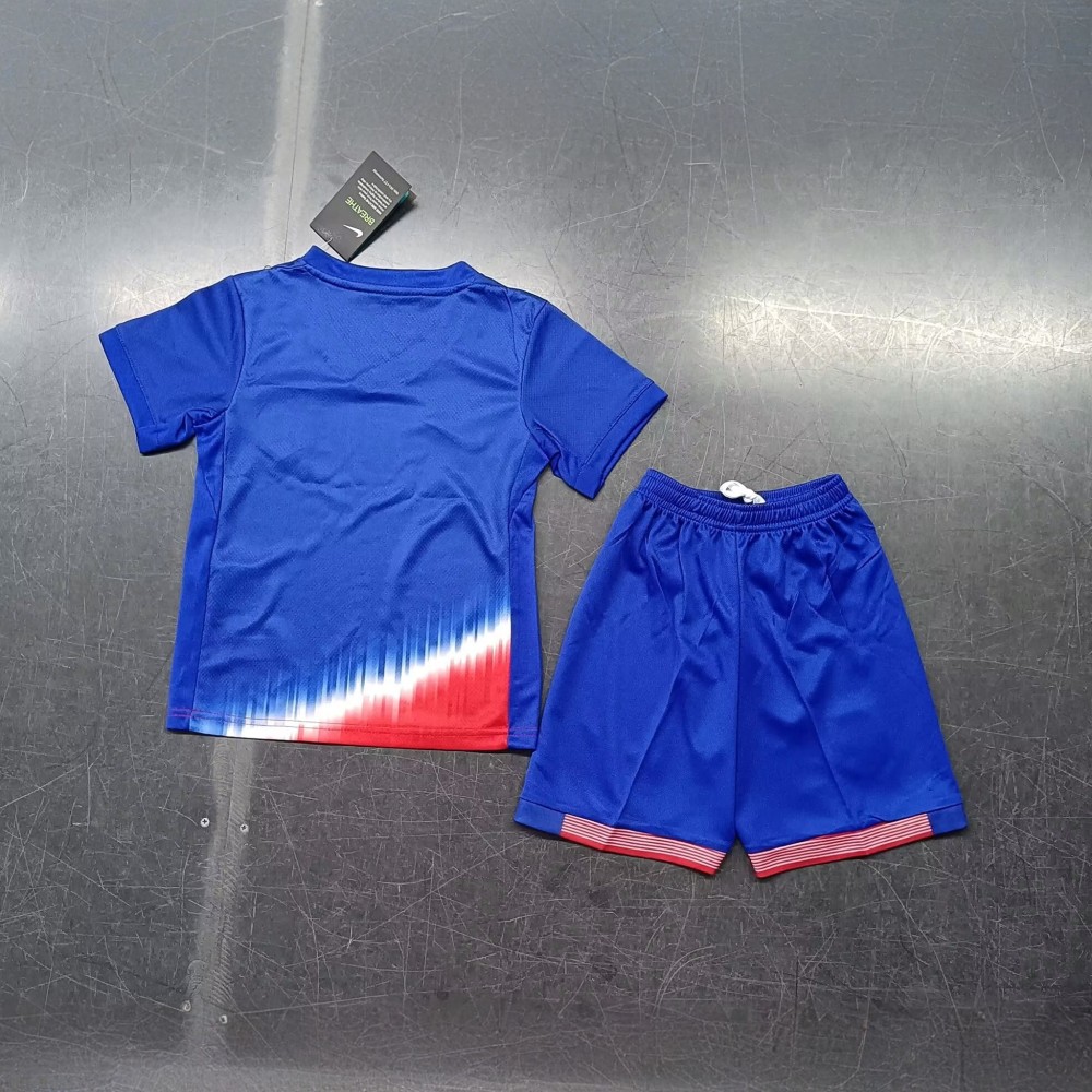 2024 USMNT Copa America Away Soccer Kids Kit Jersey+Shorts