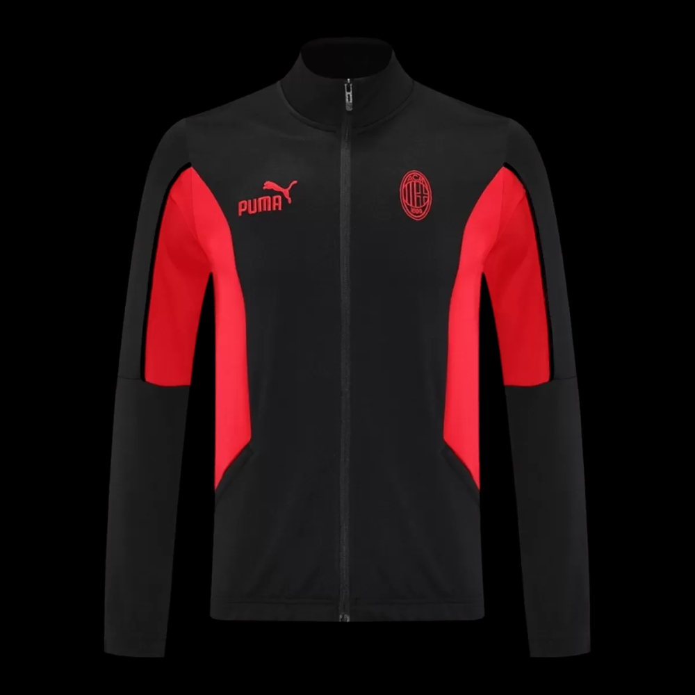 25-26 AC Milan Training Tracksuit Kit(Jacket+Pants) Black