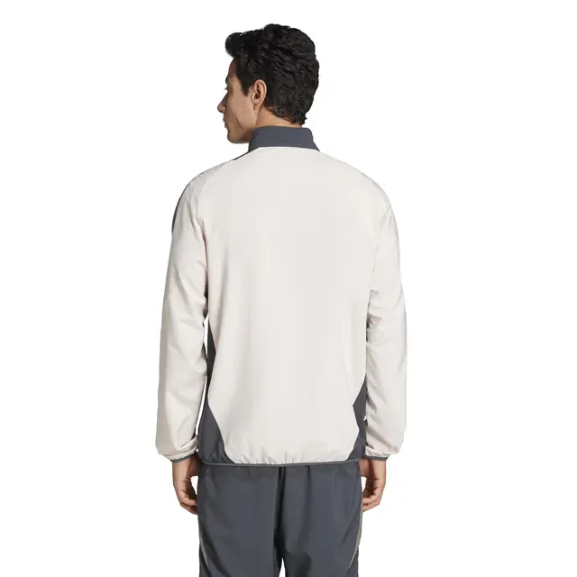 2024-2025 Real Madrid Mens UCL Training Tracksuit Jacket -Beige