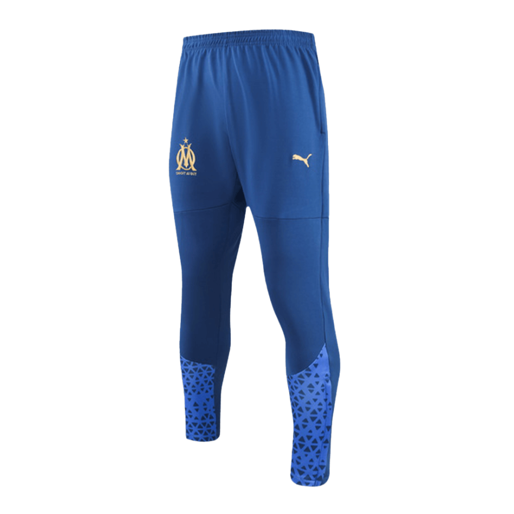 Kids Marseille Zipper Sweatshirt Kit(Top+Pants) Blue 2023/24