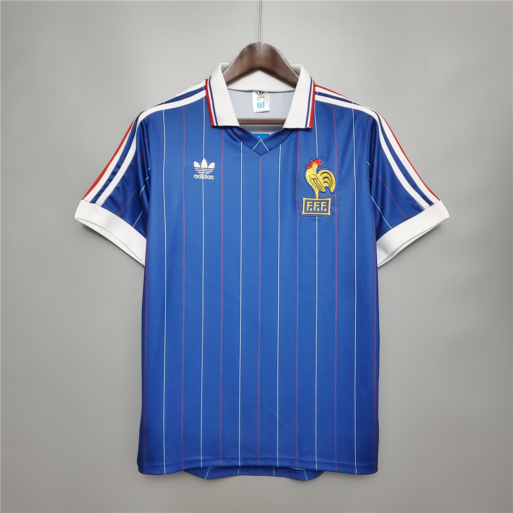 1982 France World Cup Home Retro Jersey
