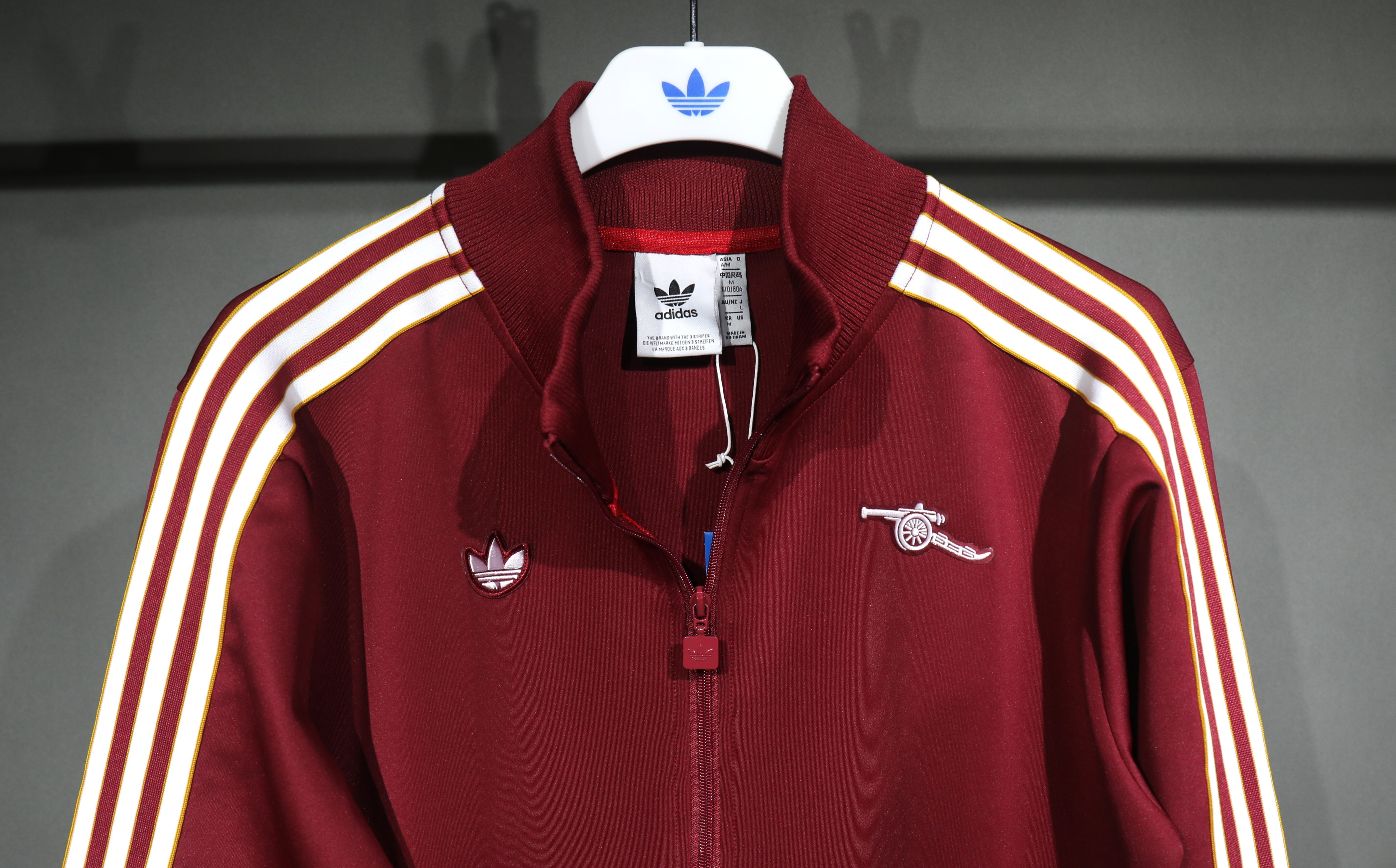 25-26 Arsenal Terrace Icons Track Training Tracksuit Kit(Jacket+Pants) Red