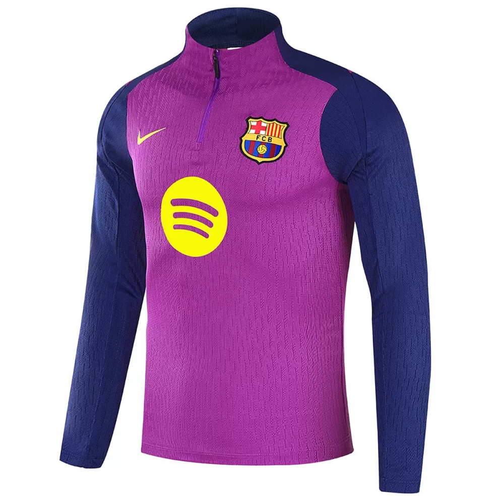 25-26 Barcelona 1/4 Zipper Sweat Kit(Top+Pants) Purple