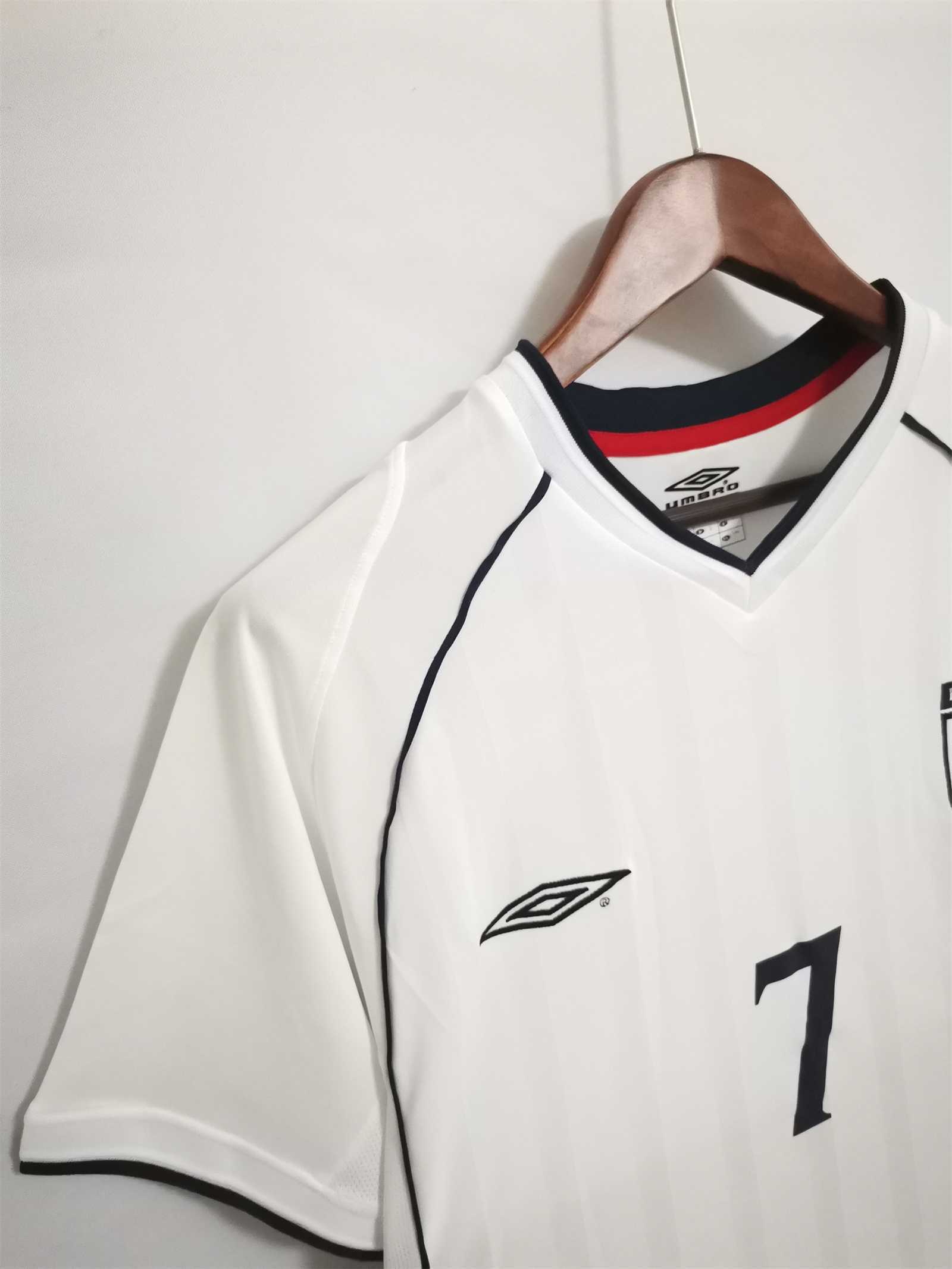 2002 England World Cup Home Retro Jersey