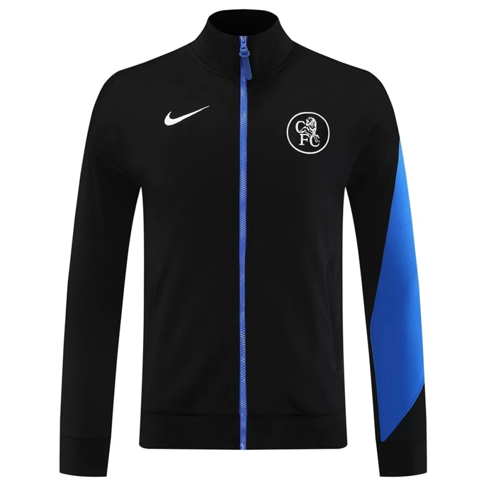 25-26 Chelsea Training Tracksuit Kit(Jacket+Pants) Black