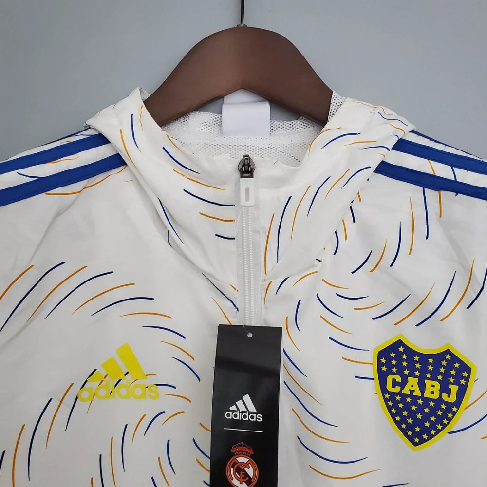 Windbreaker White Boca Juniors Jersey 1:1 Thai Quality