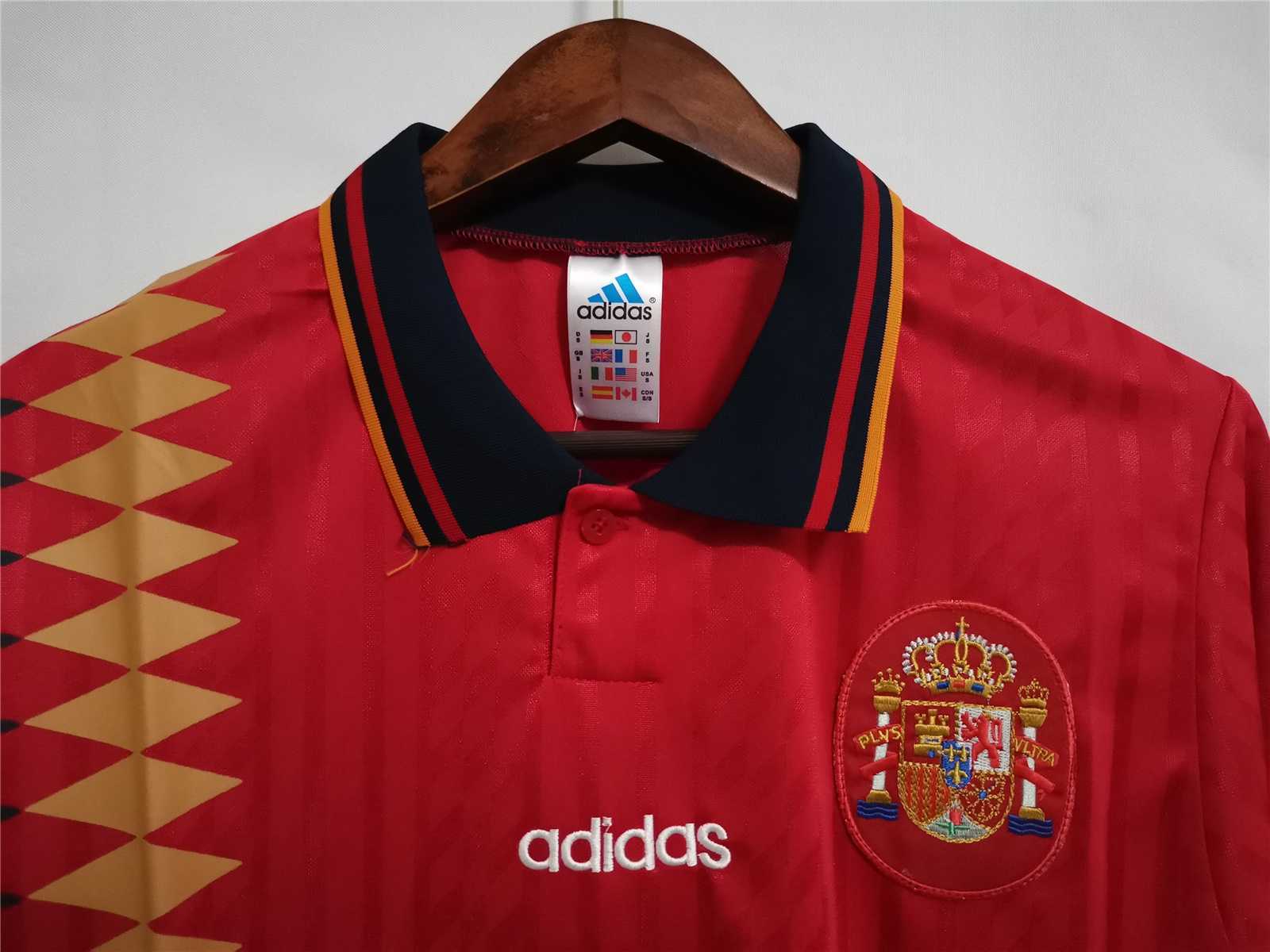 1994 Spain Home World Cup Retro Jersey