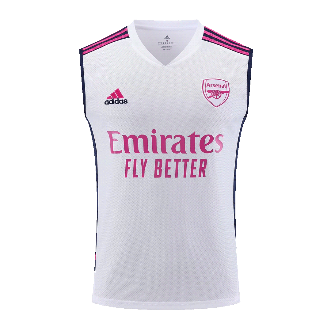 Arsenal Sleeveless Training Kit (Top+Shorts) White 2023/24