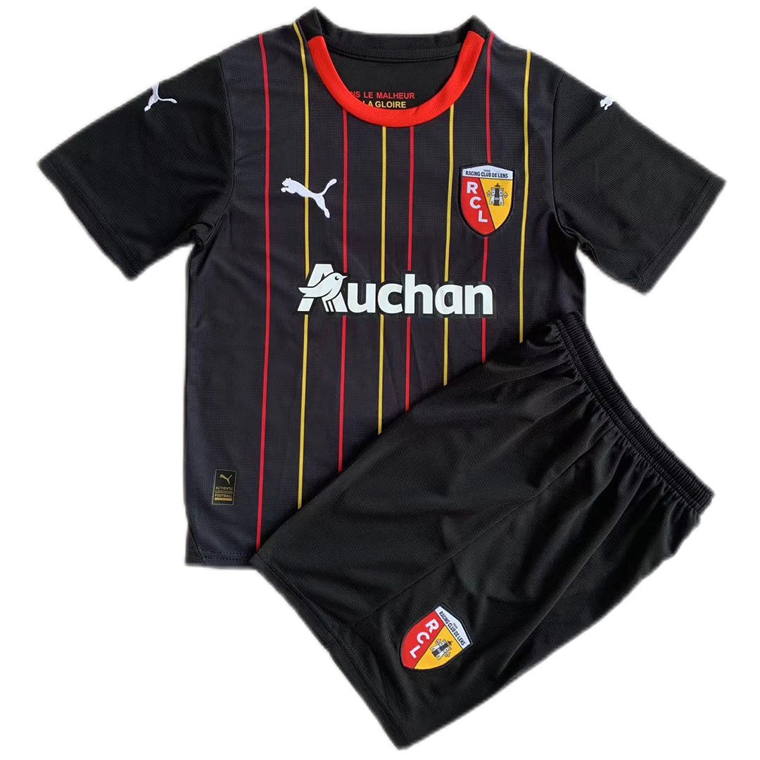 23-24  RC Lens Away Kids Kit Jersey+Shorts
