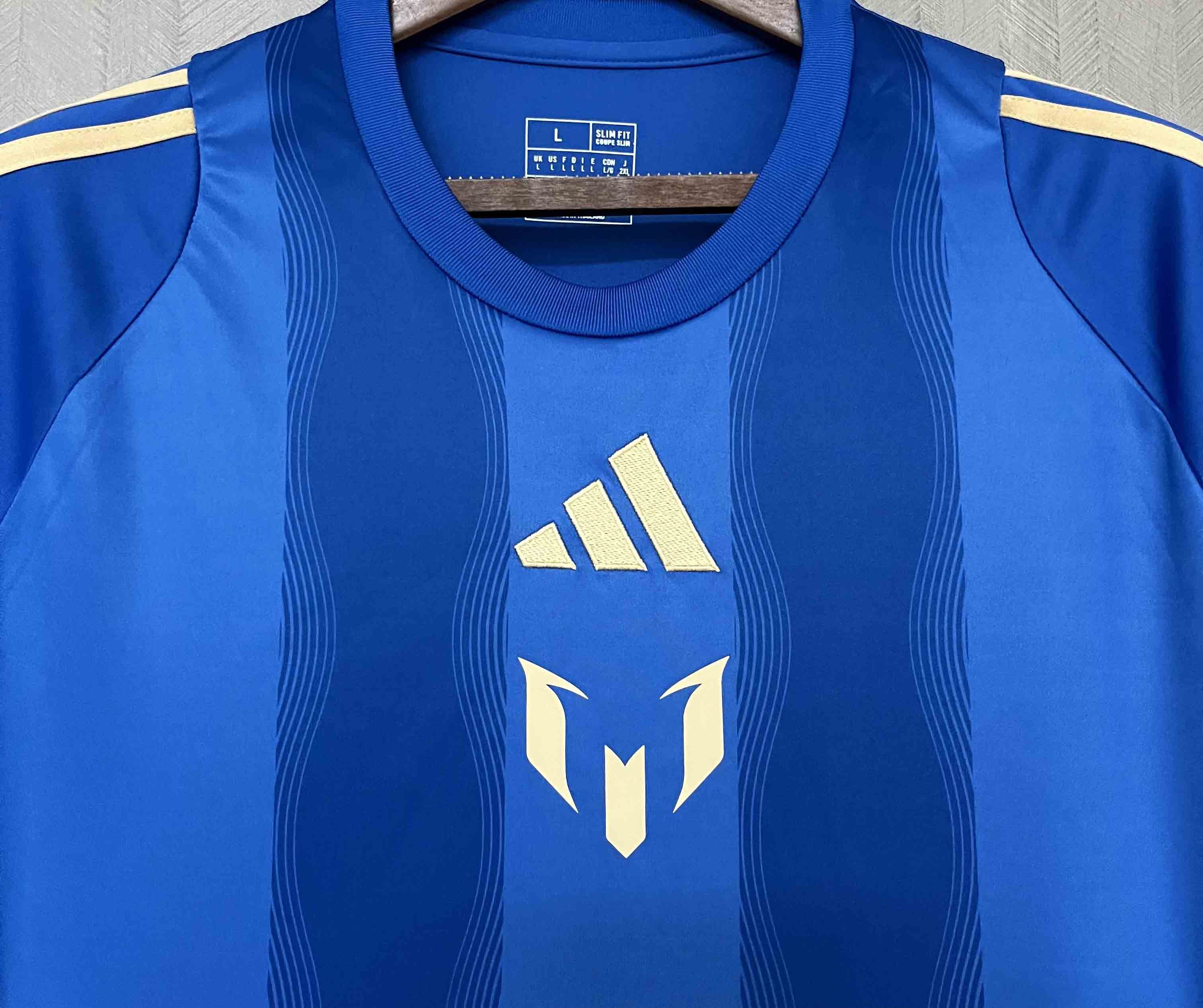 2024 Argentina Messi Pitch 2 Street Training Blue Kit Jersey