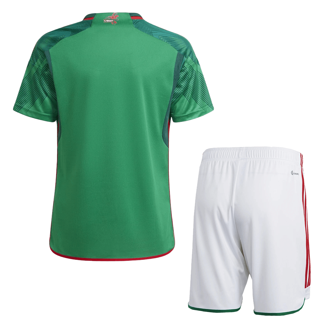 2022 Mexico World Cup Home Kit Jersey+Shorts