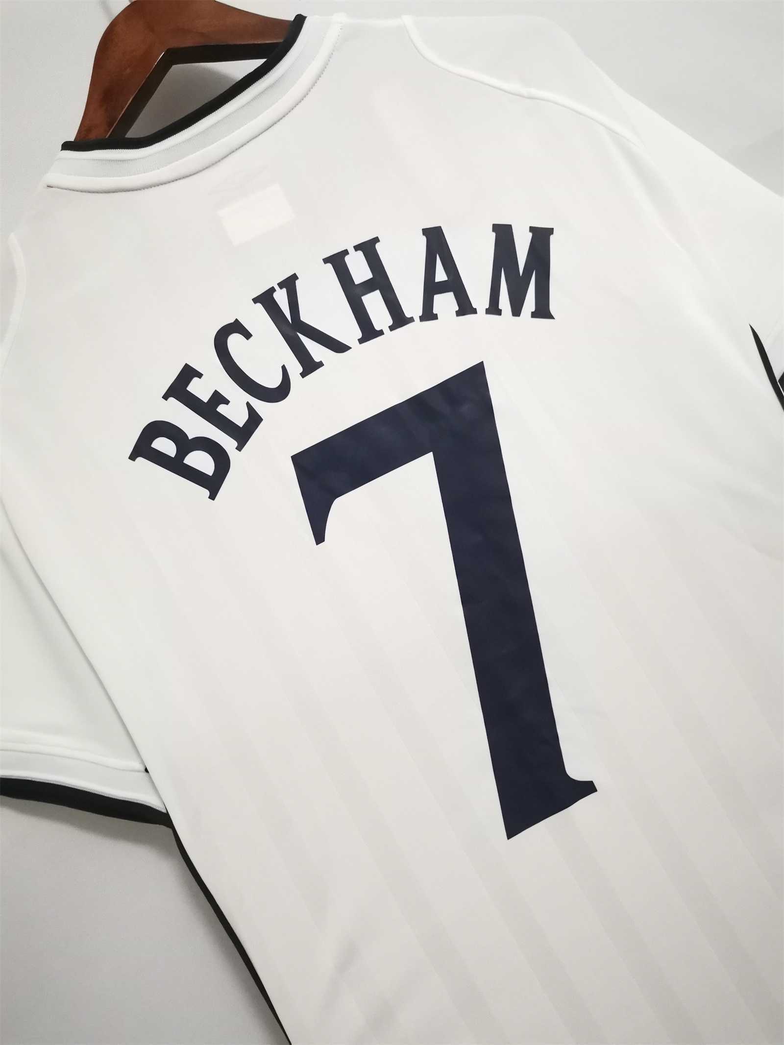 2002 England World Cup Home Retro Jersey