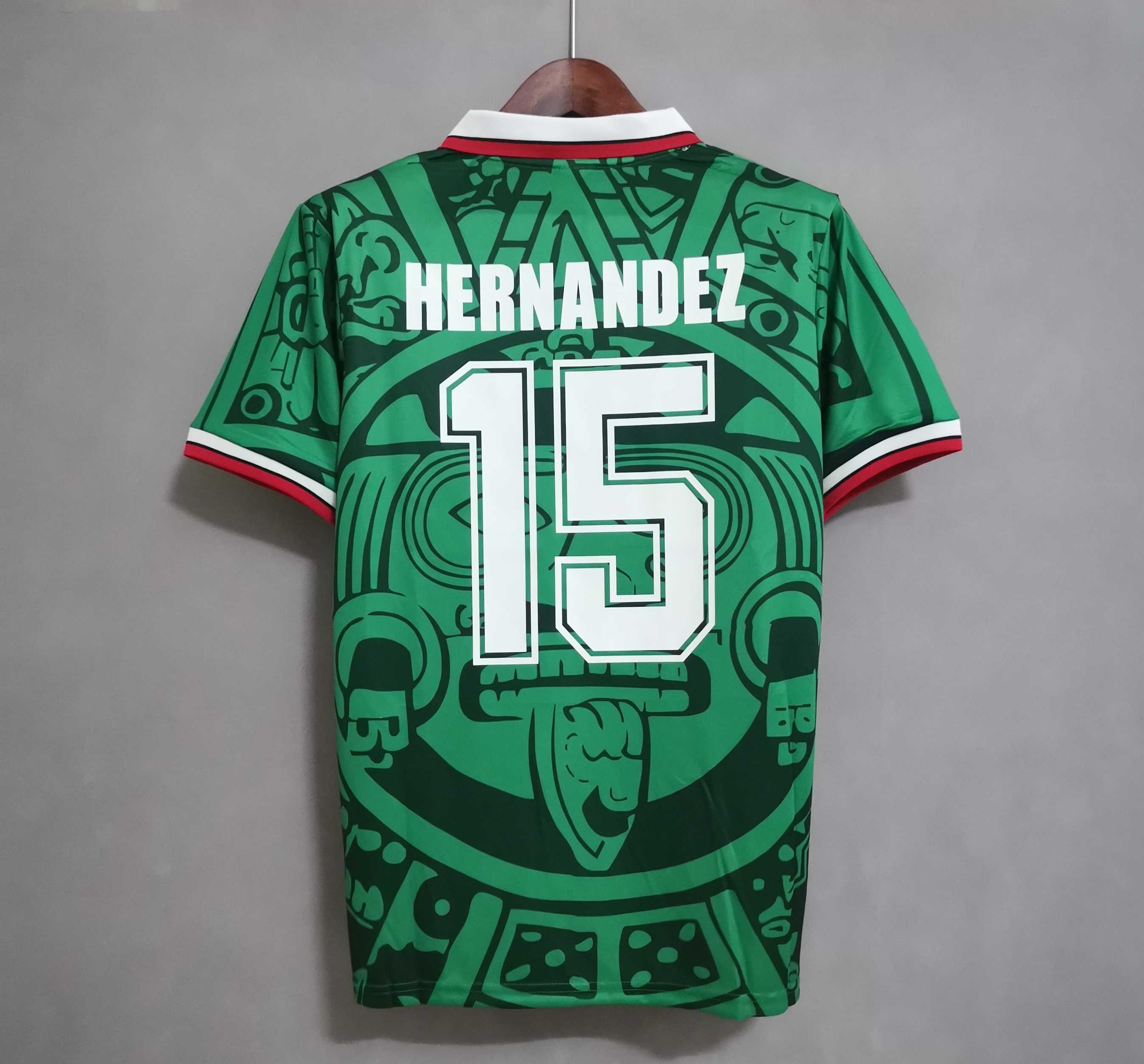 1998 Mexico World Cup Home Retro Jersey