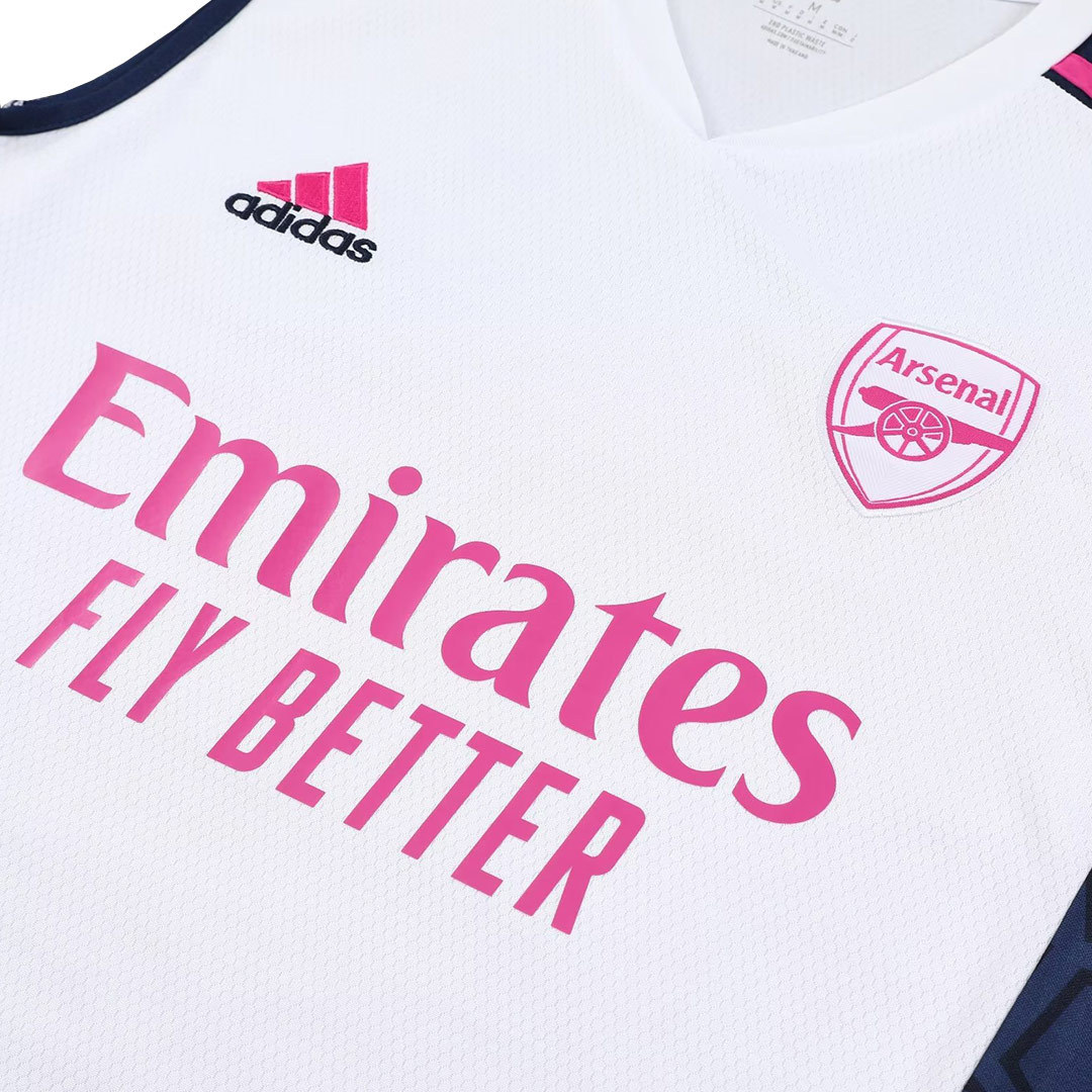 Arsenal Sleeveless Training Kit (Top+Shorts) White 2023/24