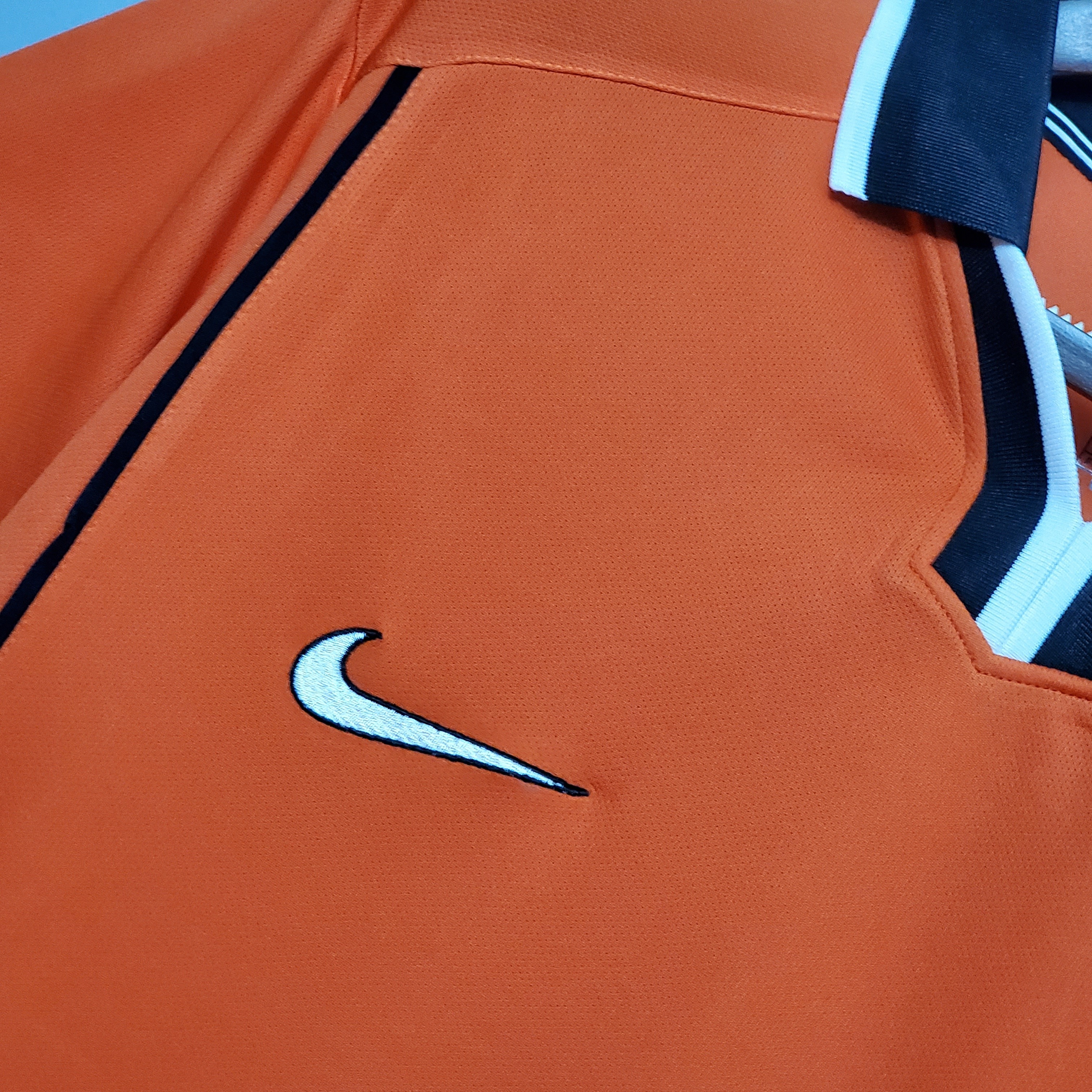 1998 Netherlands  Home World Cup Retro Jersey
