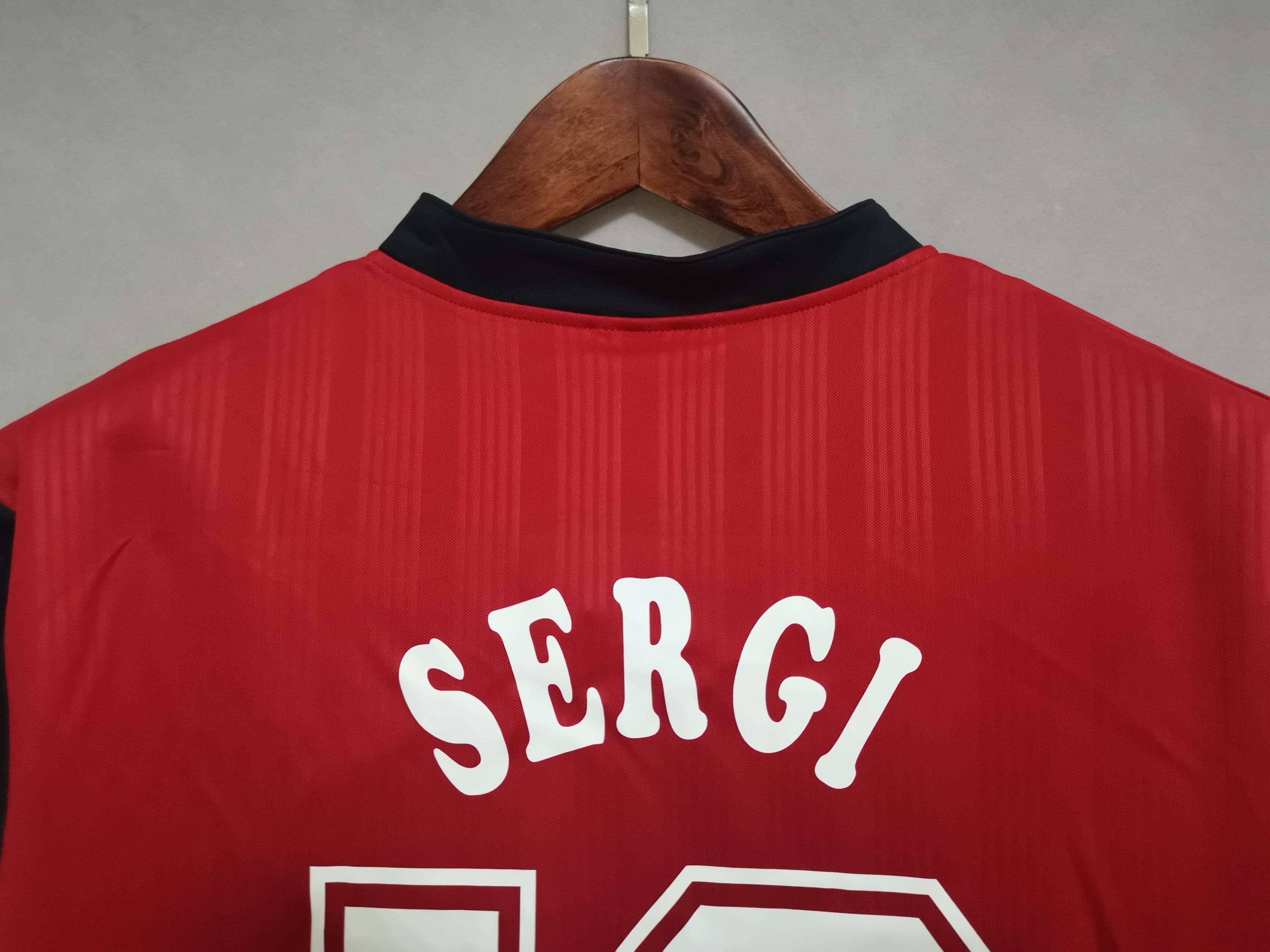 1996 Spain Home Euro Cup Retro Jersey
