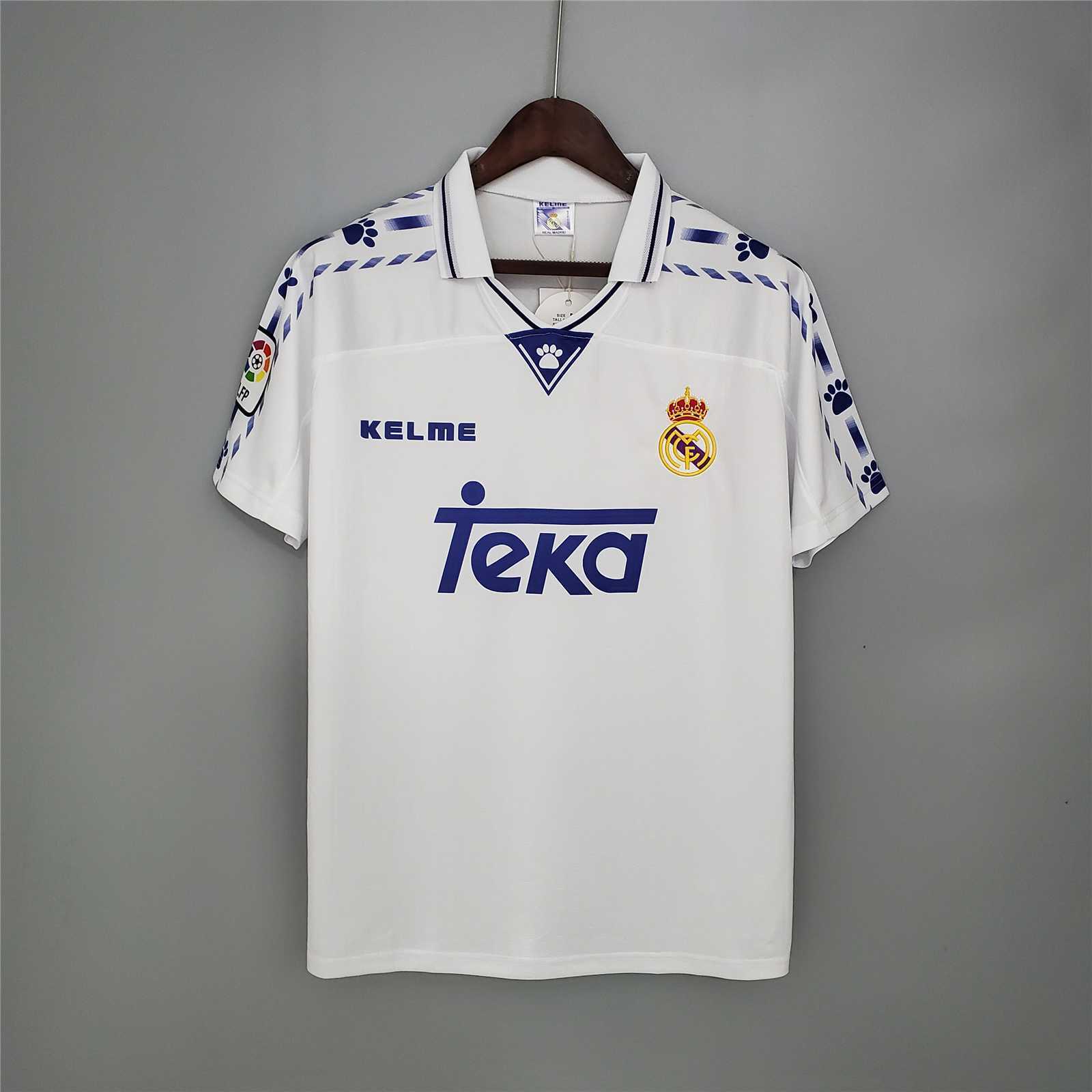 1996/97 Real Madrid Home Retro Jersey