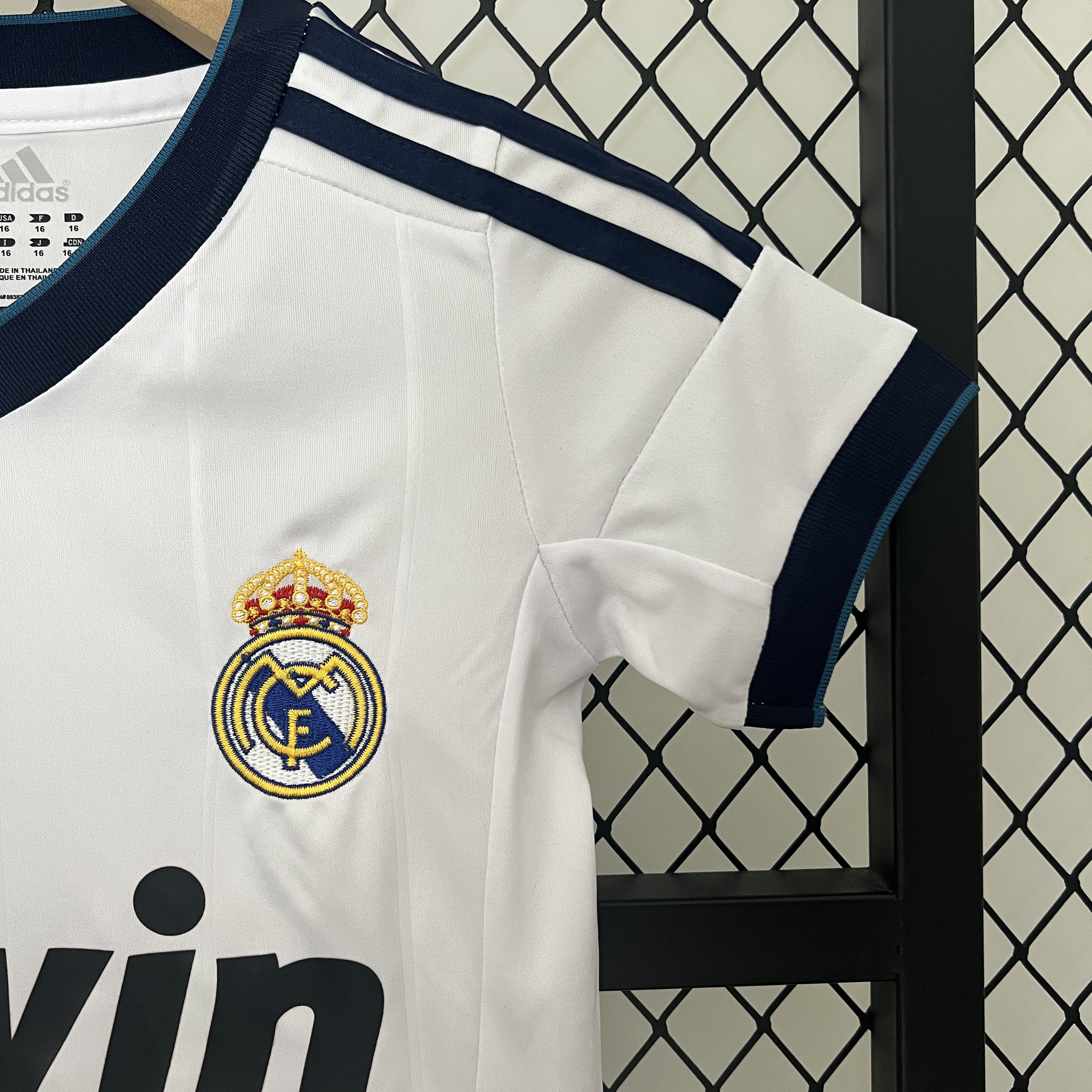 2012-13 Real Madrid Home Retro Kids Kit Jersey+Shorts