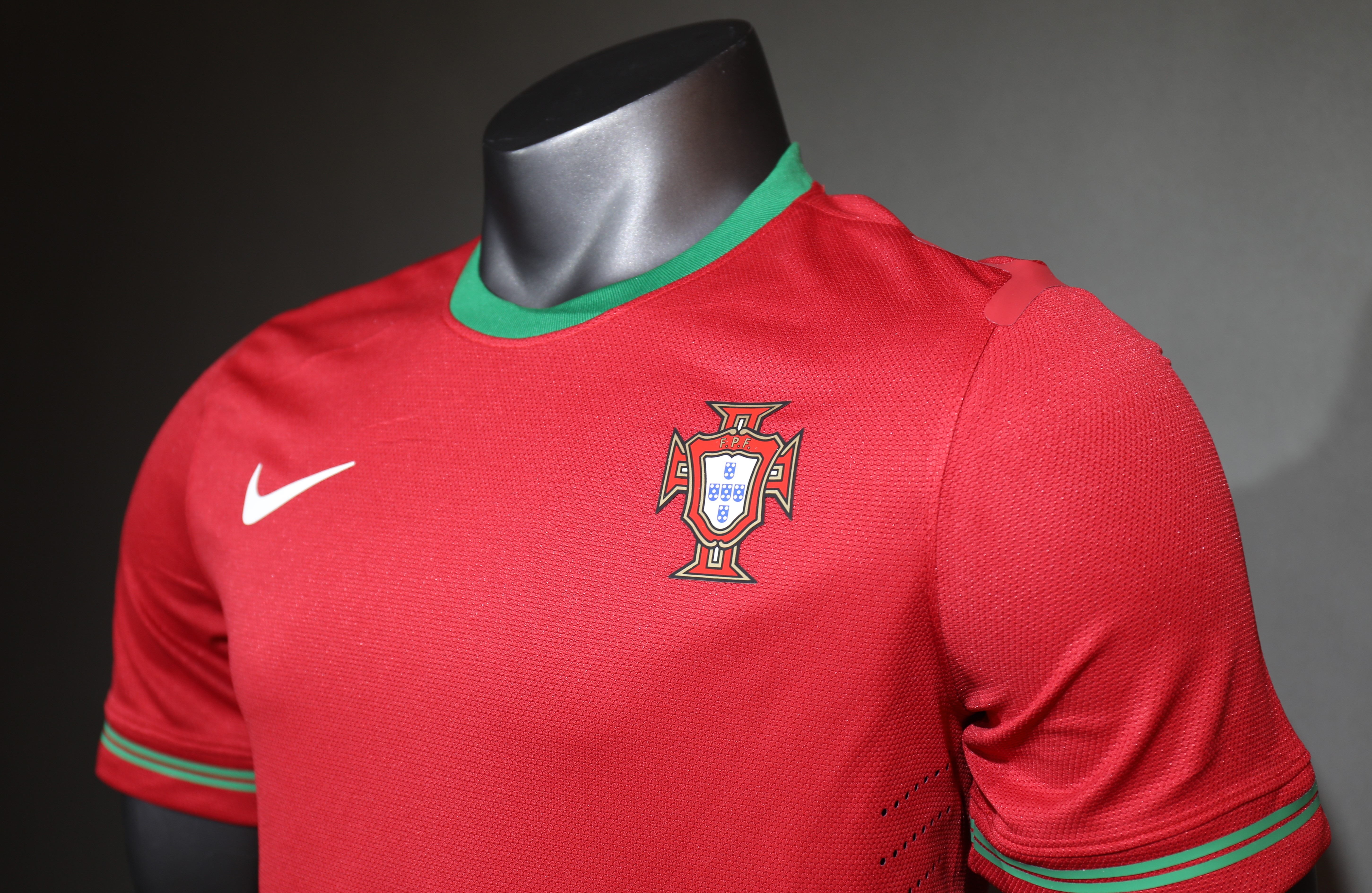 2012 Portugal  Euro Cup Home Retro Jersey Player Edition