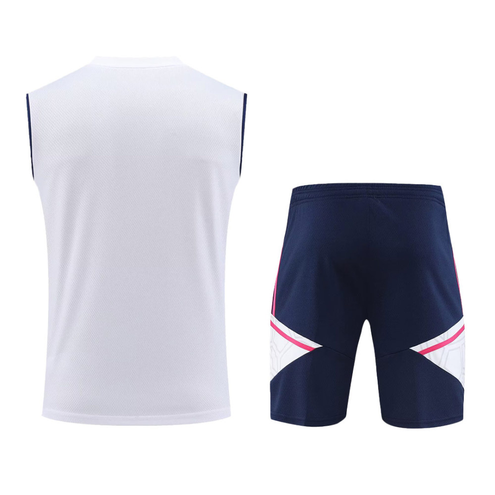 Arsenal Sleeveless Training Kit (Top+Shorts) White 2023/24