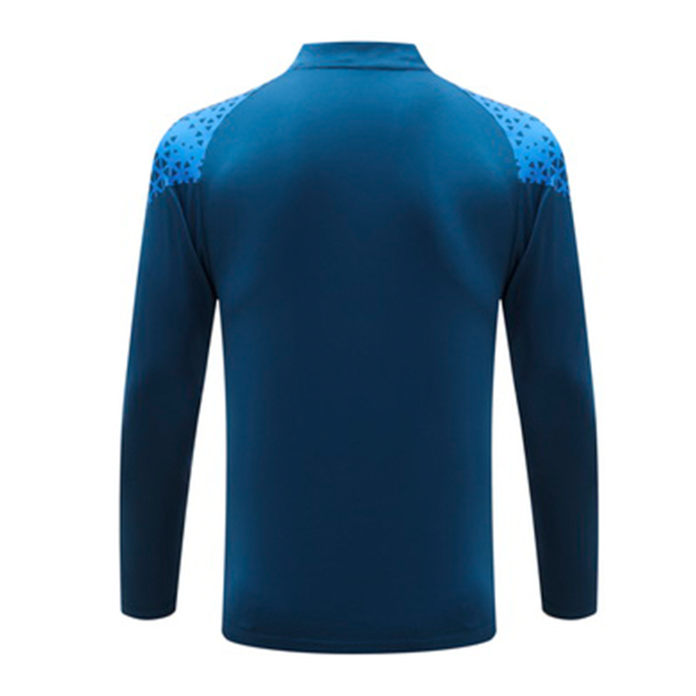 Kids Marseille Zipper Sweatshirt Kit(Top+Pants) Navy 2023/24