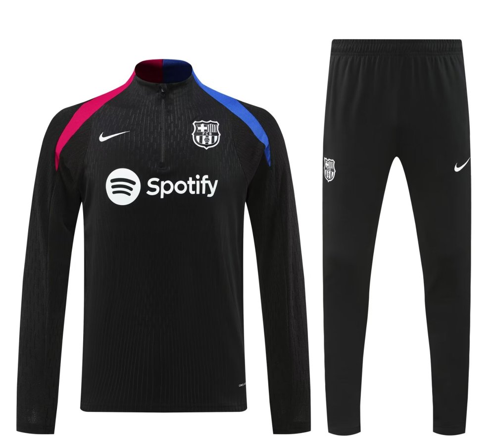 24-25 Barcelona Long Sleeve Training Suit Football Shirts