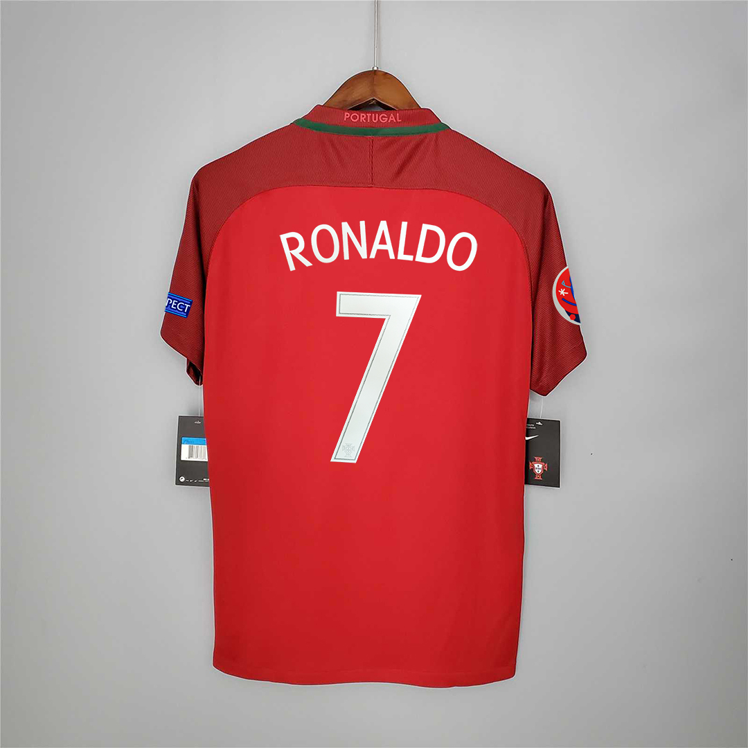 2016 Portugal  Euro Cup Home Retro Jersey