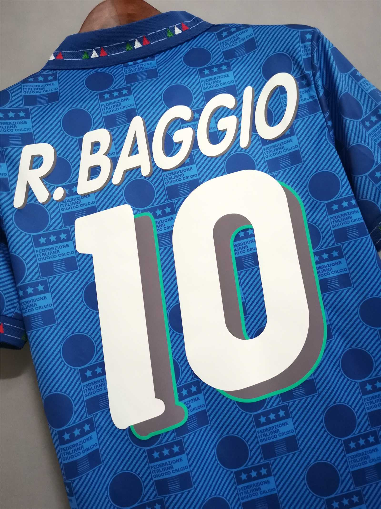 1994 Italy Home World Cup Retro Jersey