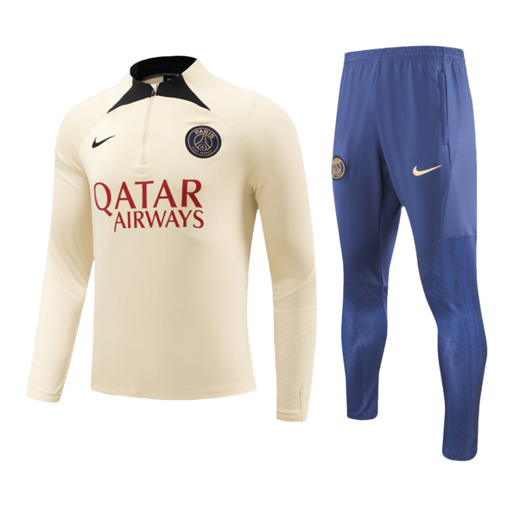 Kids PSG Zipper Sweatshirt Kit(Top+Pants) 2023/24
