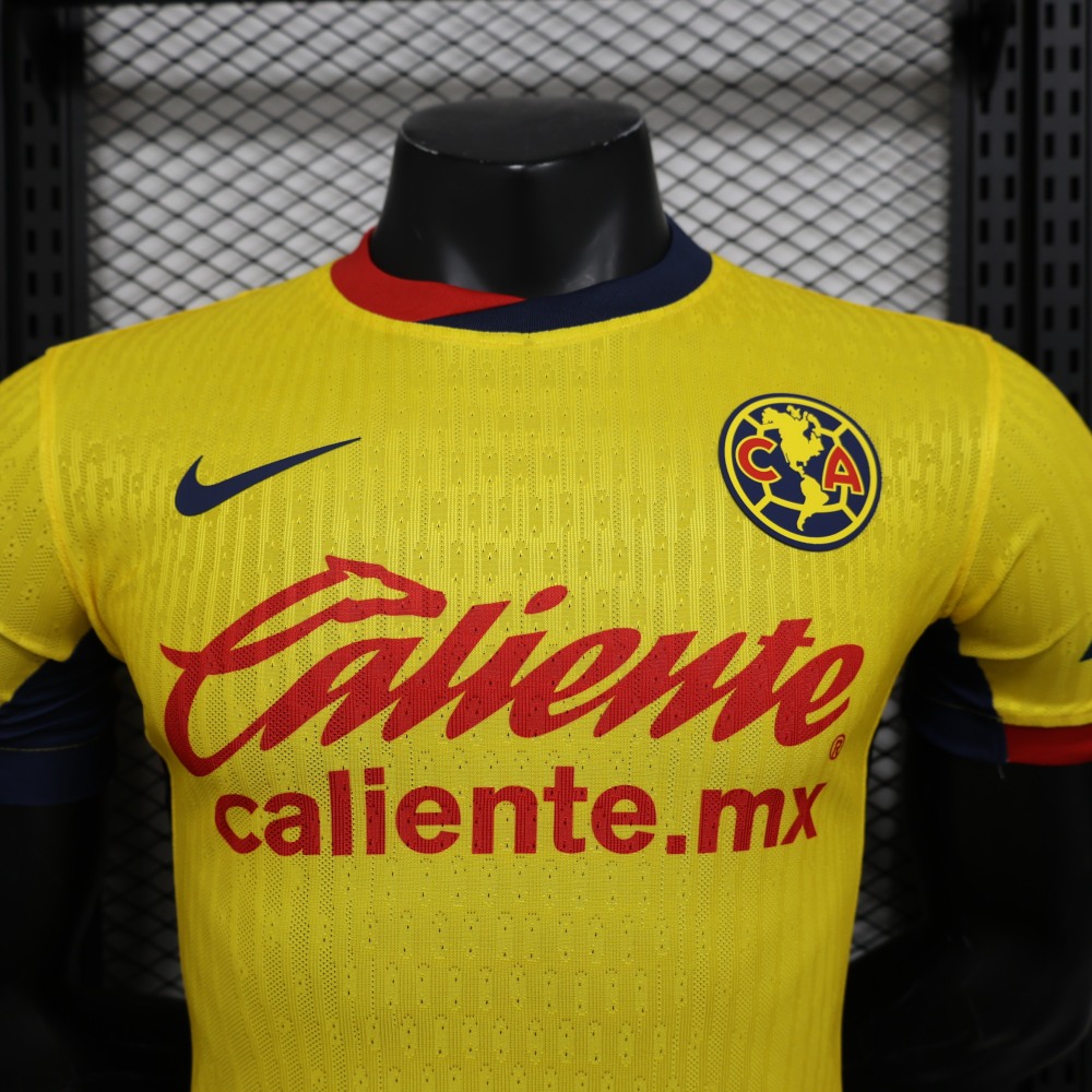 24-25 Club America  Home Soccer Jersey Player Version