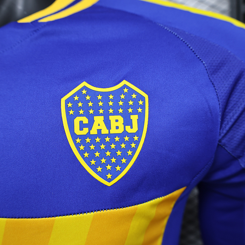 24-25 Boca Juniors  Home Jersey Long Sleeve Player Version