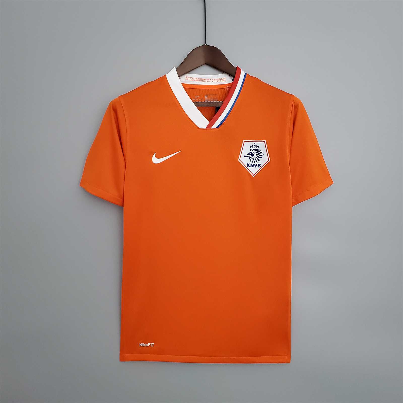 2008 Netherlands  Home Retro Jersey