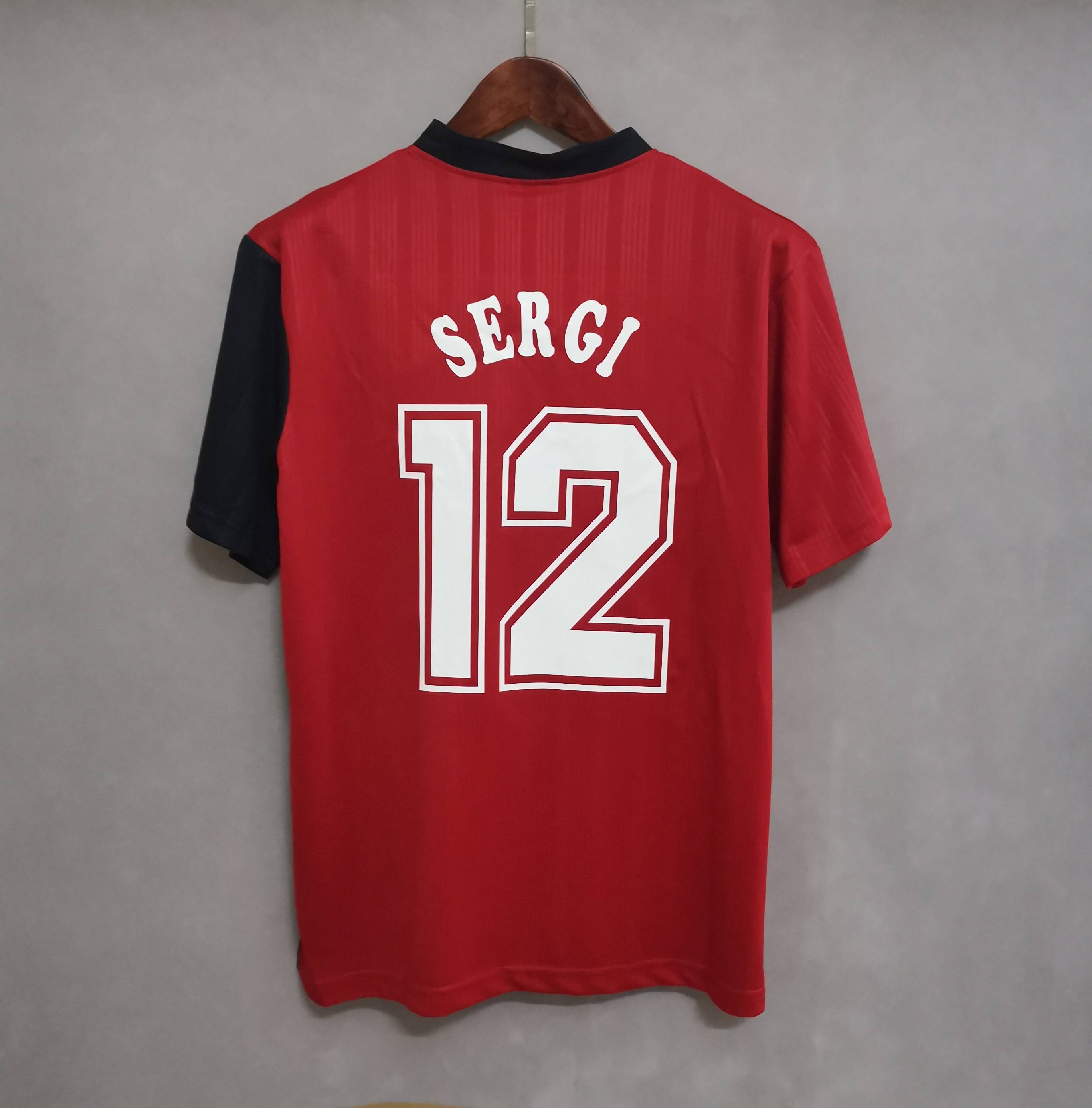 1996 Spain Home Euro Cup Retro Jersey