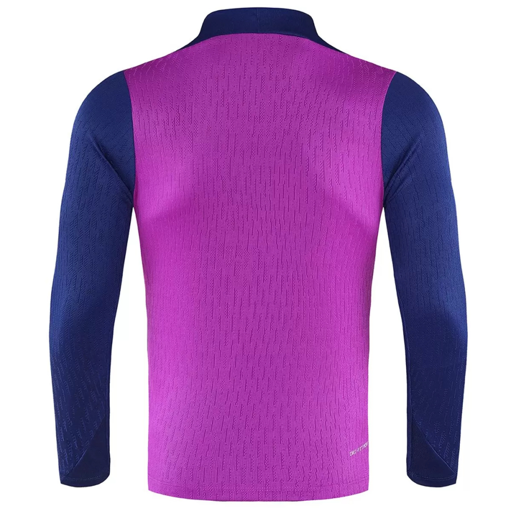 25-26 Barcelona 1/4 Zipper Sweat Kit(Top+Pants) Purple