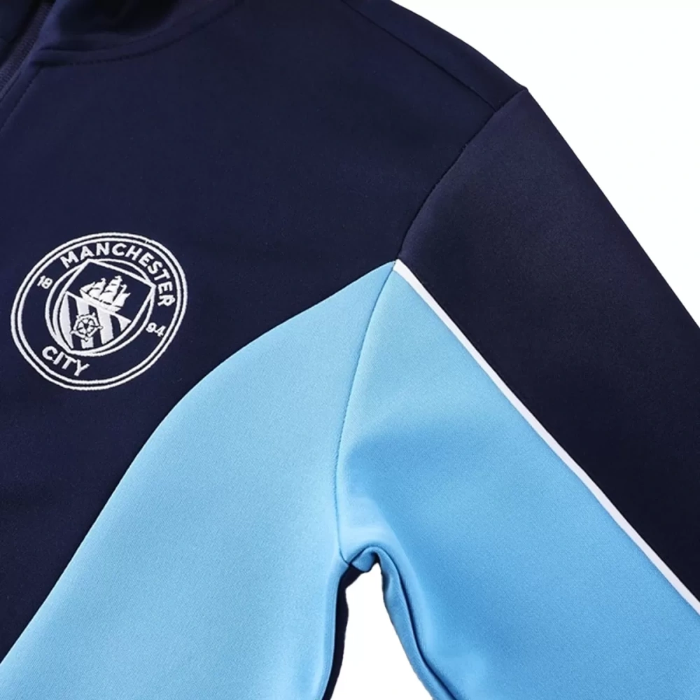 25-26 Manchester City Training Tracksuit Kit(Jacket+Pants) Navy