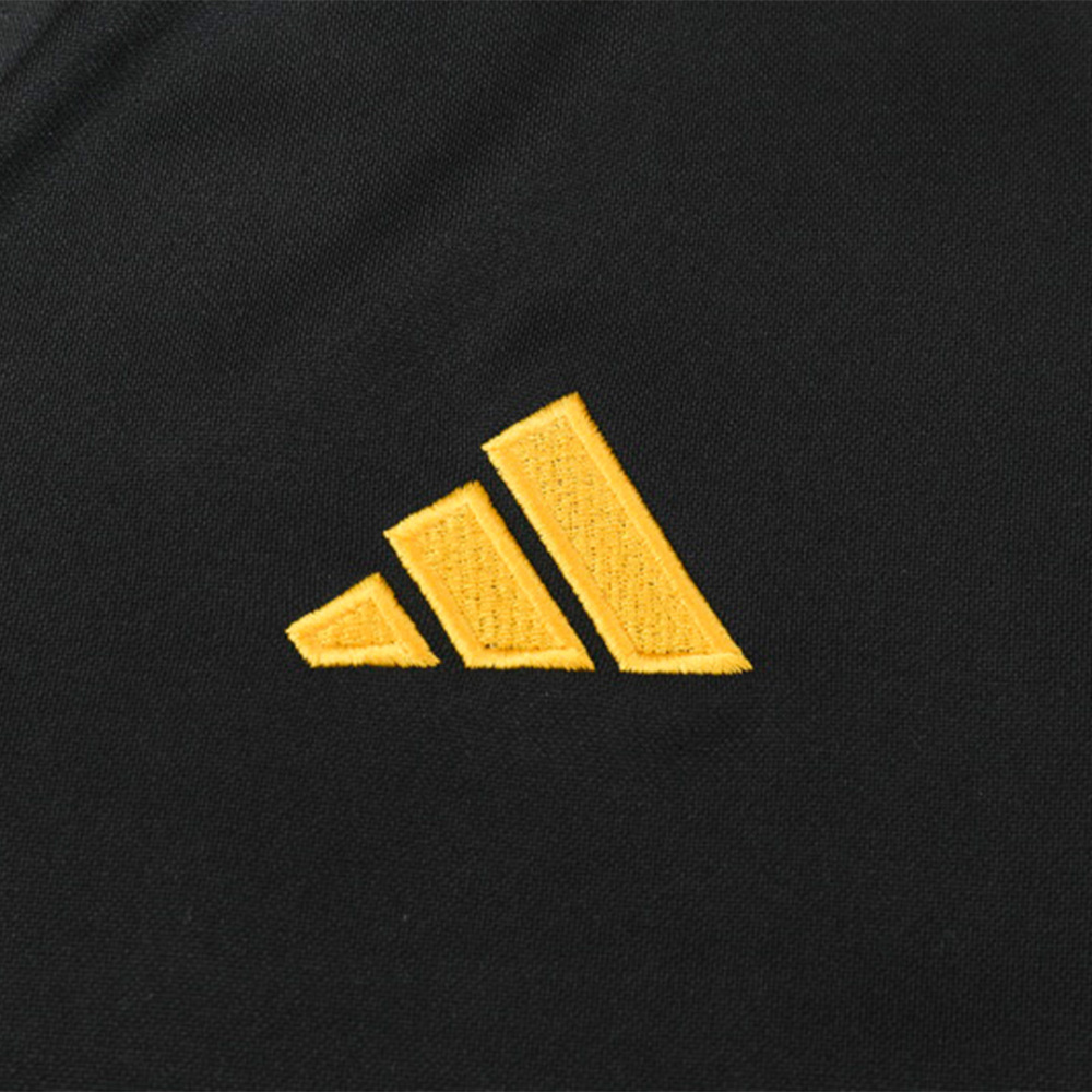 Kids Juventus Zipper Sweatshirt Kit(Top+Pants) Black 2023/24