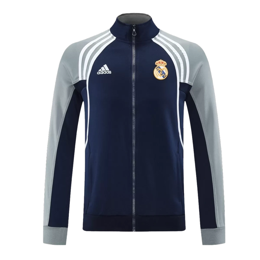 2025-26 Real Madrid Training Tracksuit Kit(Jacket+Pants) 06 Navy