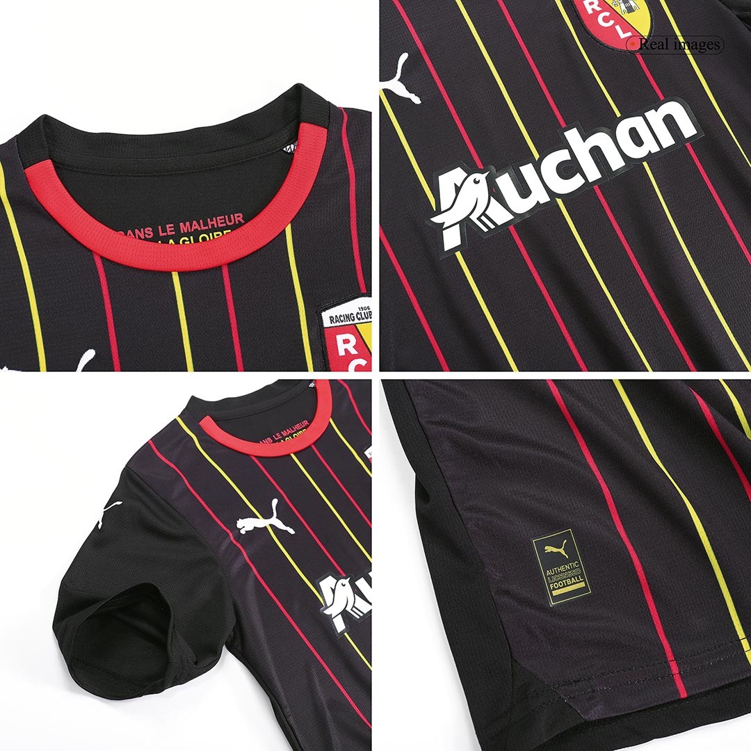 23-24  RC Lens Away Kids Kit Jersey+Shorts
