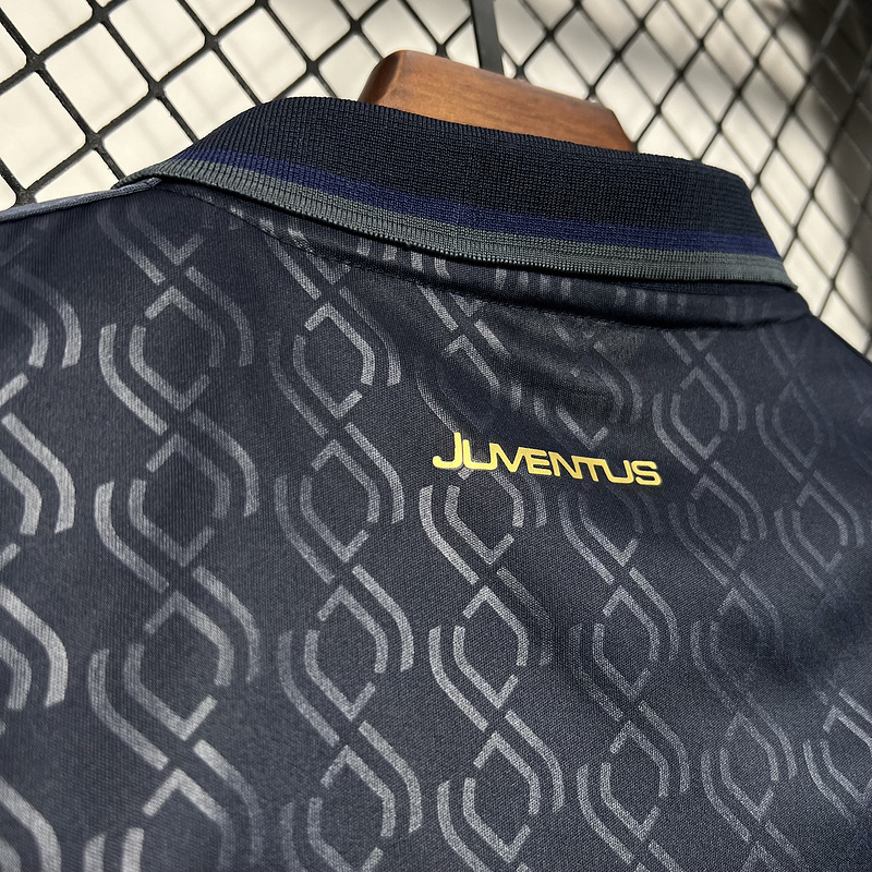 24-25 Juventus Third  Away Soccer Kids Kit Jersey+Shorts