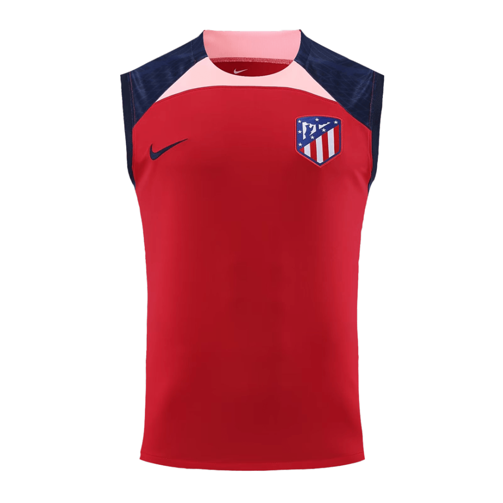 Atletico Madrid Sleeveless Training Kit (Top+Shorts) Red 2023/24