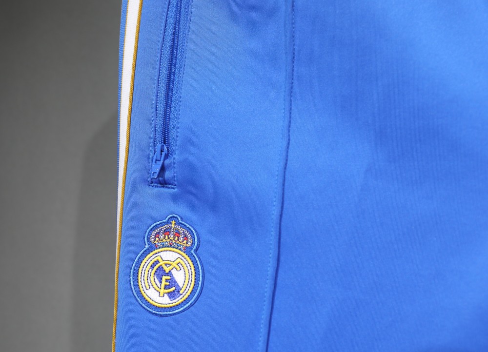 2025-26 Real Madrid Terrace Icons Track Training Jacket Set Blue