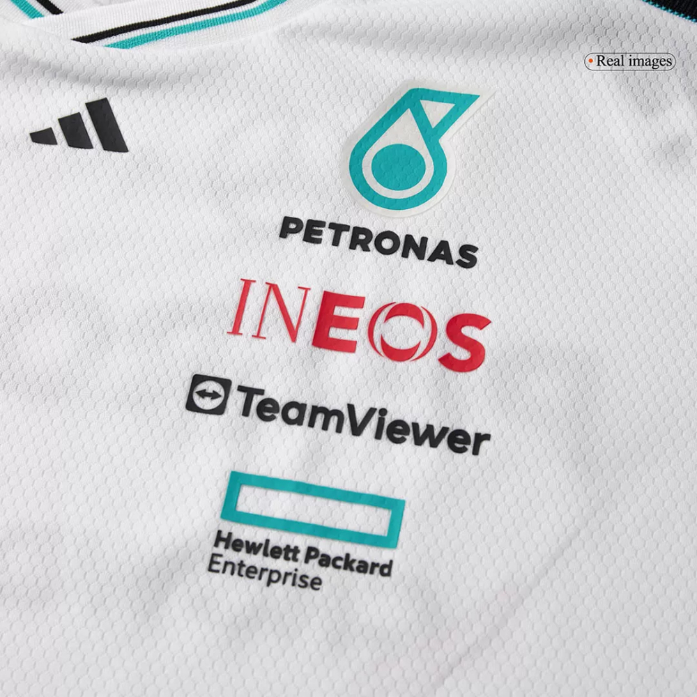 Mercedes AMG Petronas F1 Racing Team White T-Shirt 2025