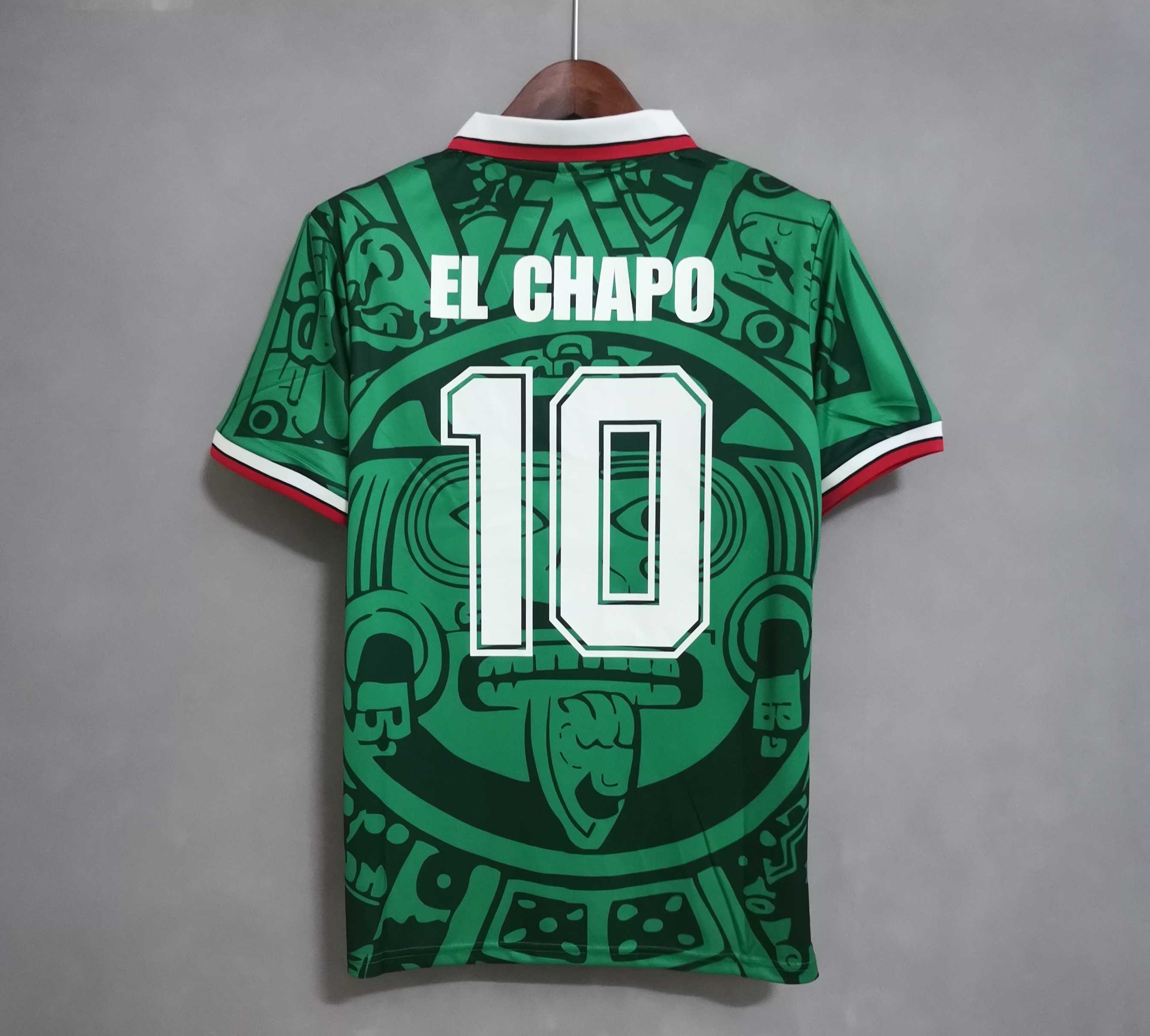 1998 Mexico World Cup Home Retro Jersey