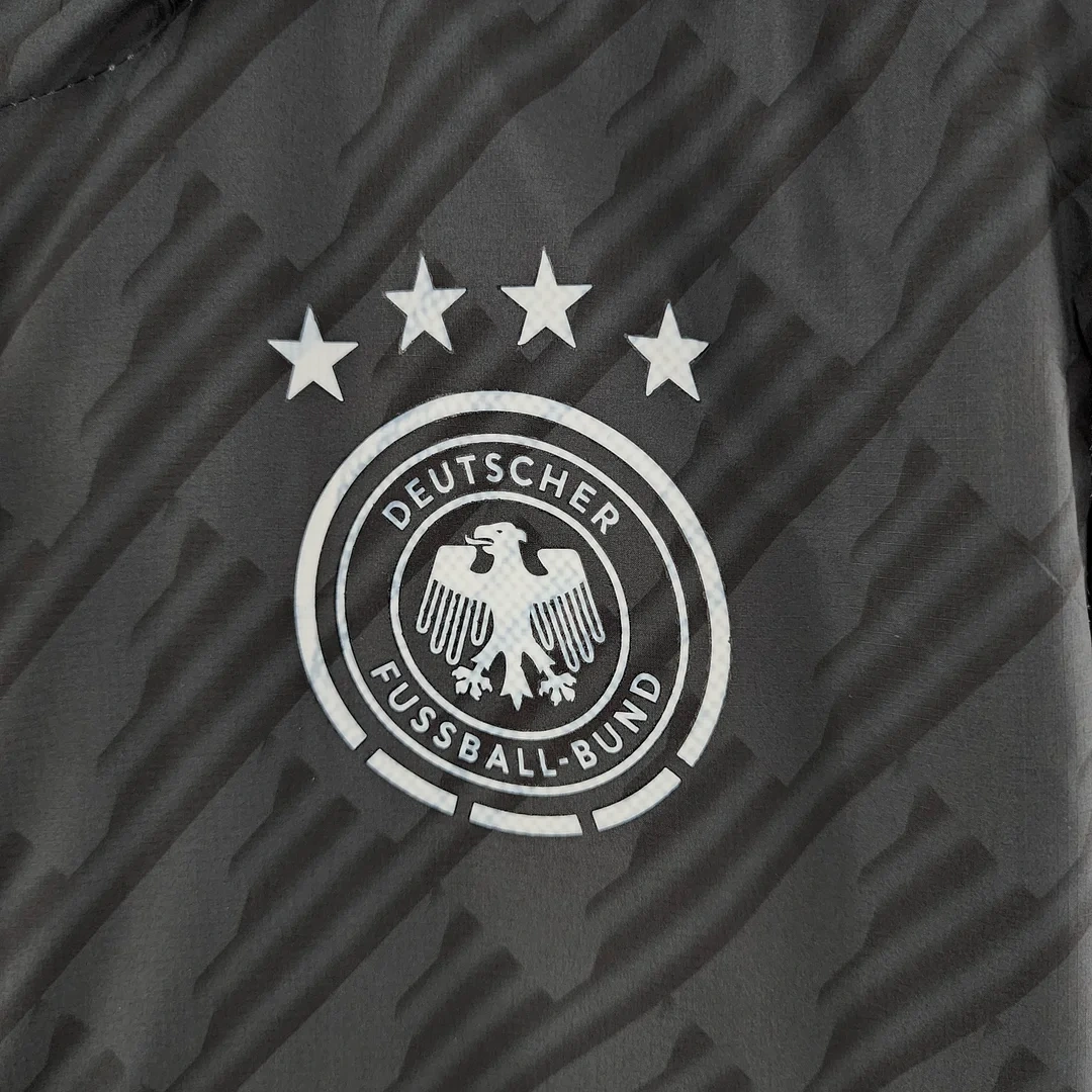 2022 Germany Windbreaker Black Red And White Edge