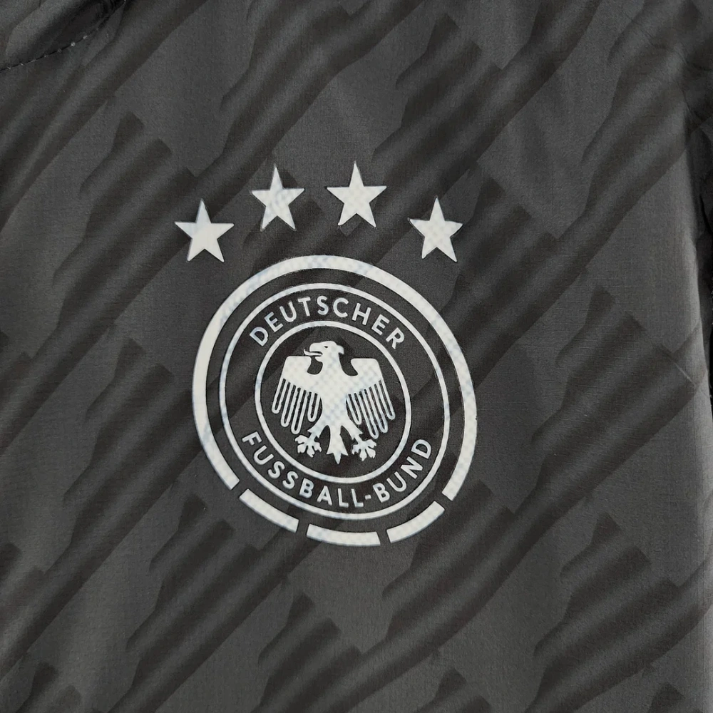 2022 Germany Windbreaker Black Red And White Edge