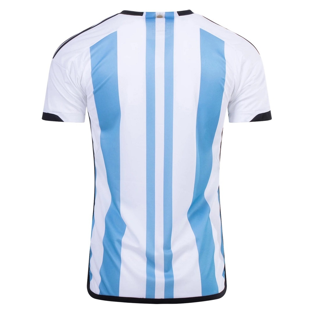 2022 Argentina World Cup Champion Edition 3 stars Home Jersey
