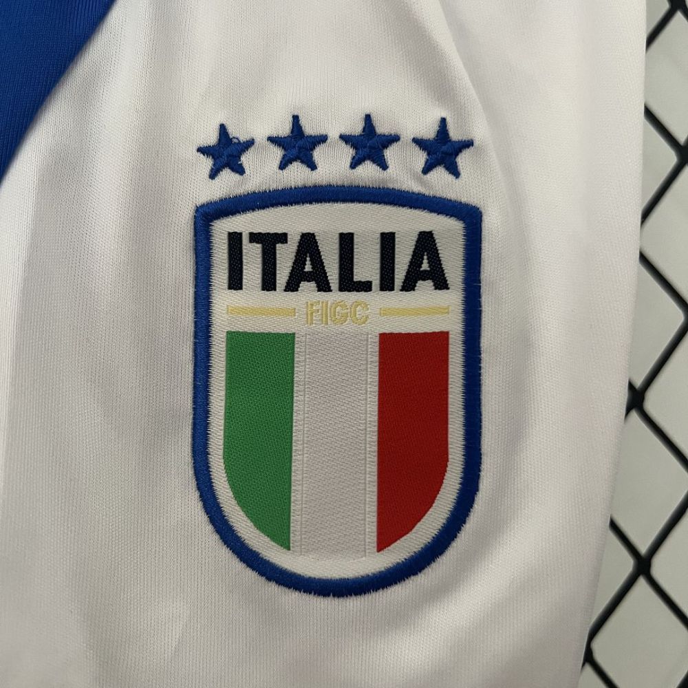 2024 Italy Euro Cup Home Kids Kit Jersey+Shorts