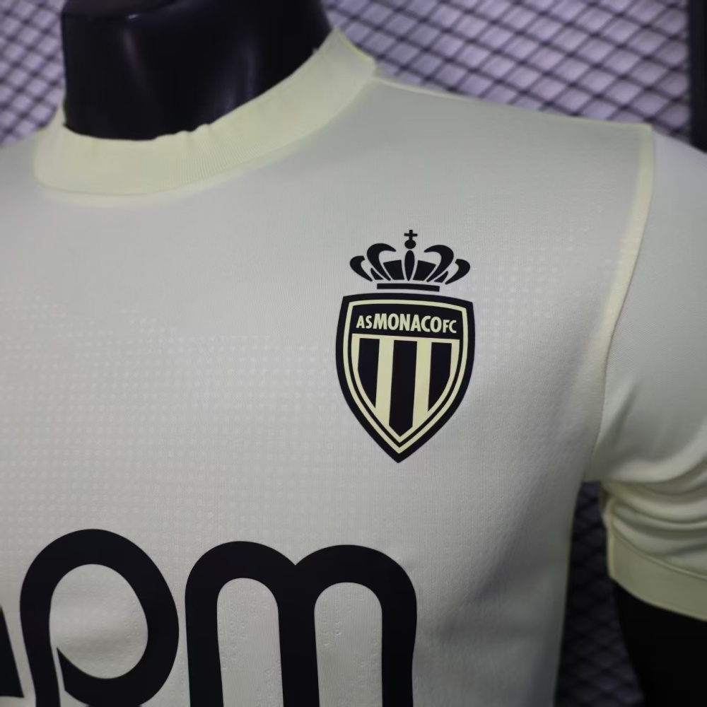25-26  AS Monaco Second Away Jerseys Player Version