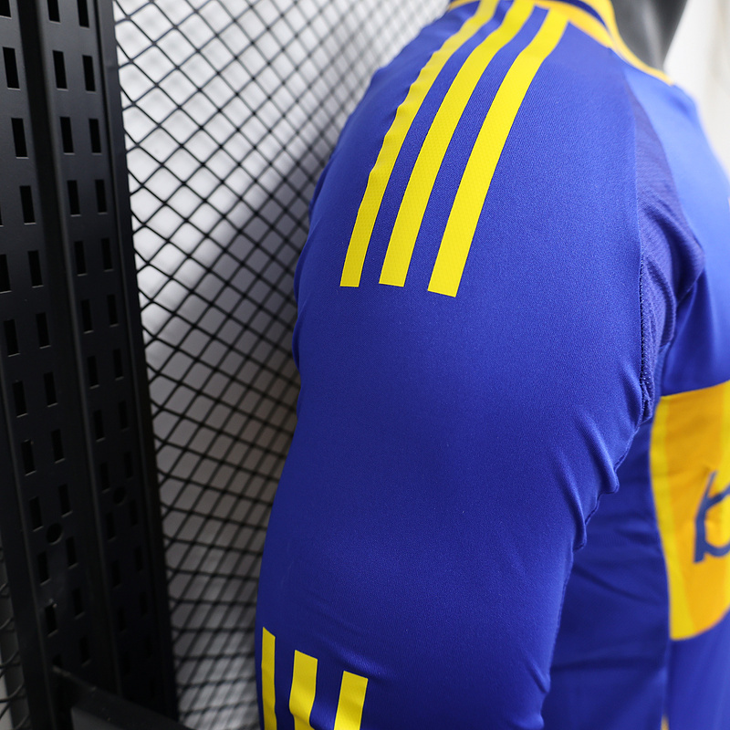 24-25 Boca Juniors  Home Jersey Long Sleeve Player Version