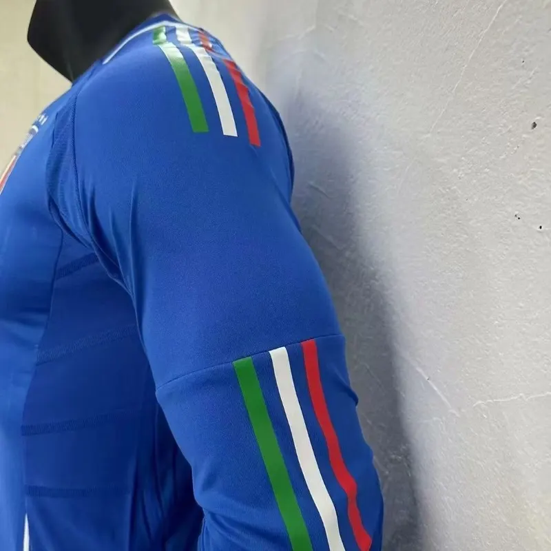 2024 Italy Euro Cup Home Jersey Long Sleeve Player Version